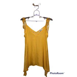 Zara Camisole Tank Top Women Size Small Yellow
